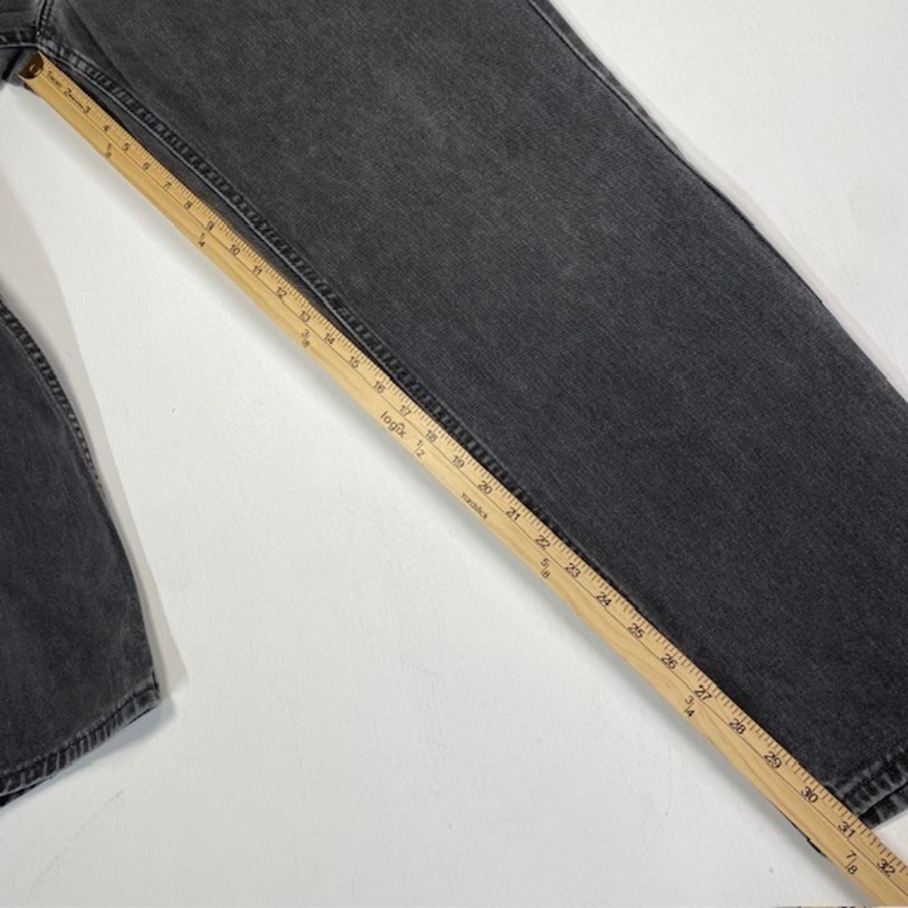 Vintage Levis 550 Relaxed Fit Jeans Mens 36x32 Faded Black Made in USA 90s Denim - Picture 7 of 12
